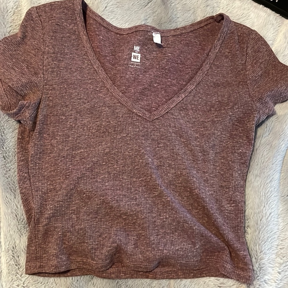me to we cropped top